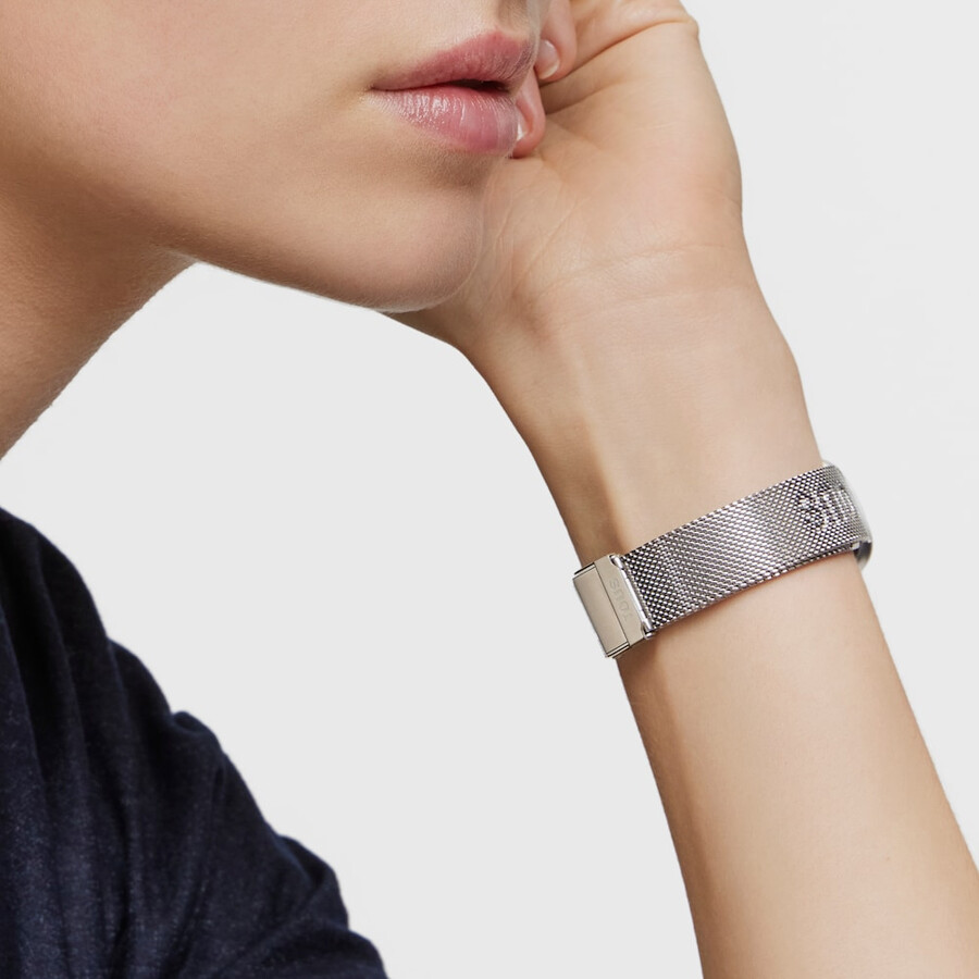 smartwatch con bracciale in acciaio e cassa in alluminio tous tous t-band mesh
