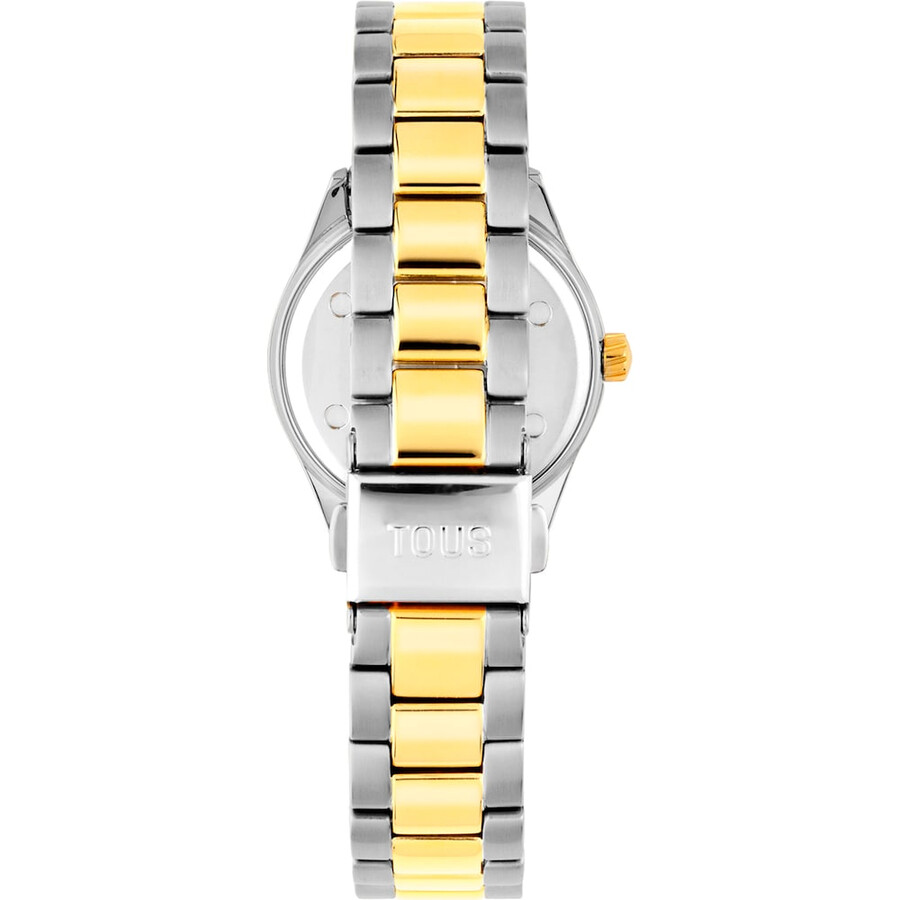 orologio analogico con bracciale in acciaio ipg color oro e acciaio tous t-bear kdt