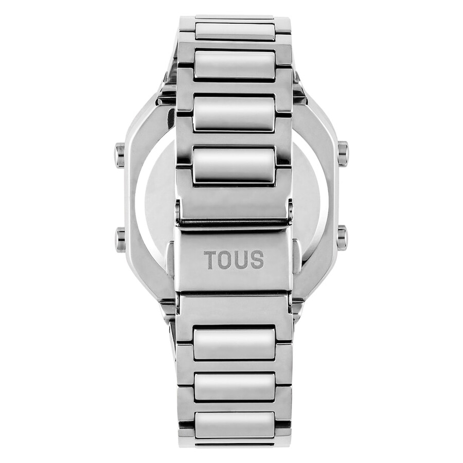 orologio digitale con bracciale in acciaio inossidabile d-bear