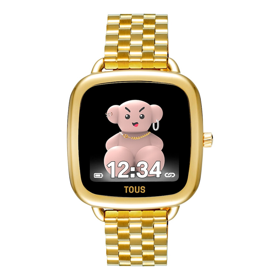 smartwatch d-connect con bracciale in acciaio ipg color oro