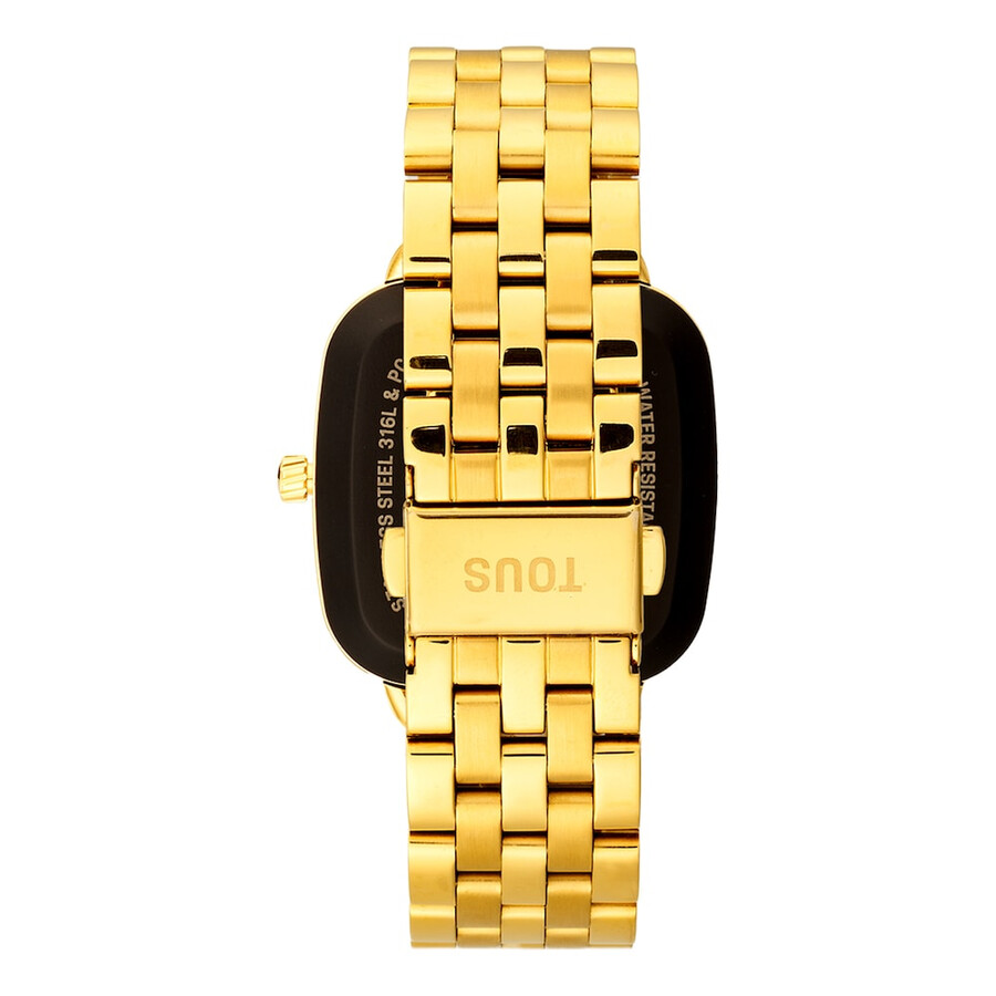 smartwatch d-connect con bracciale in acciaio ipg color oro