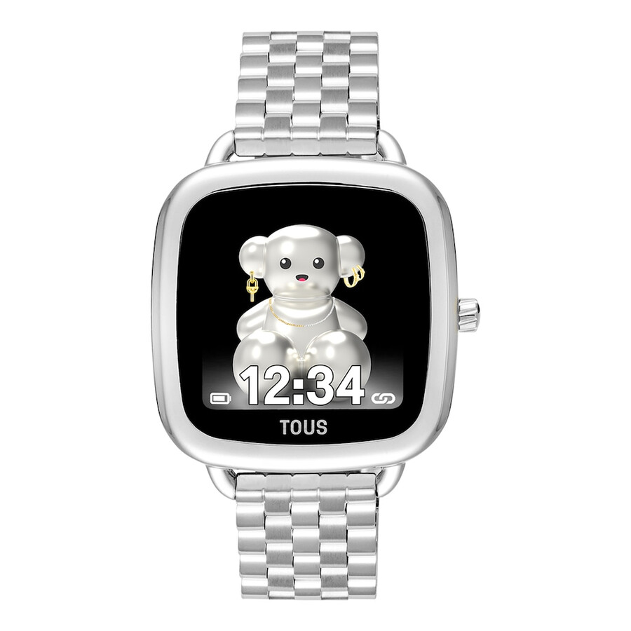 smartwatch con bracciale in acciaio d-connect