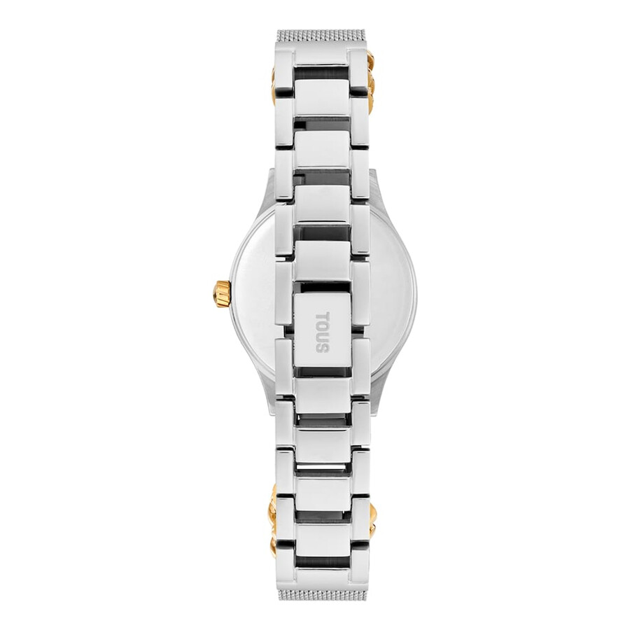 orologio analogico con cinturino in acciaio inossidabile e acciaio ipg color oro epic icon mesh