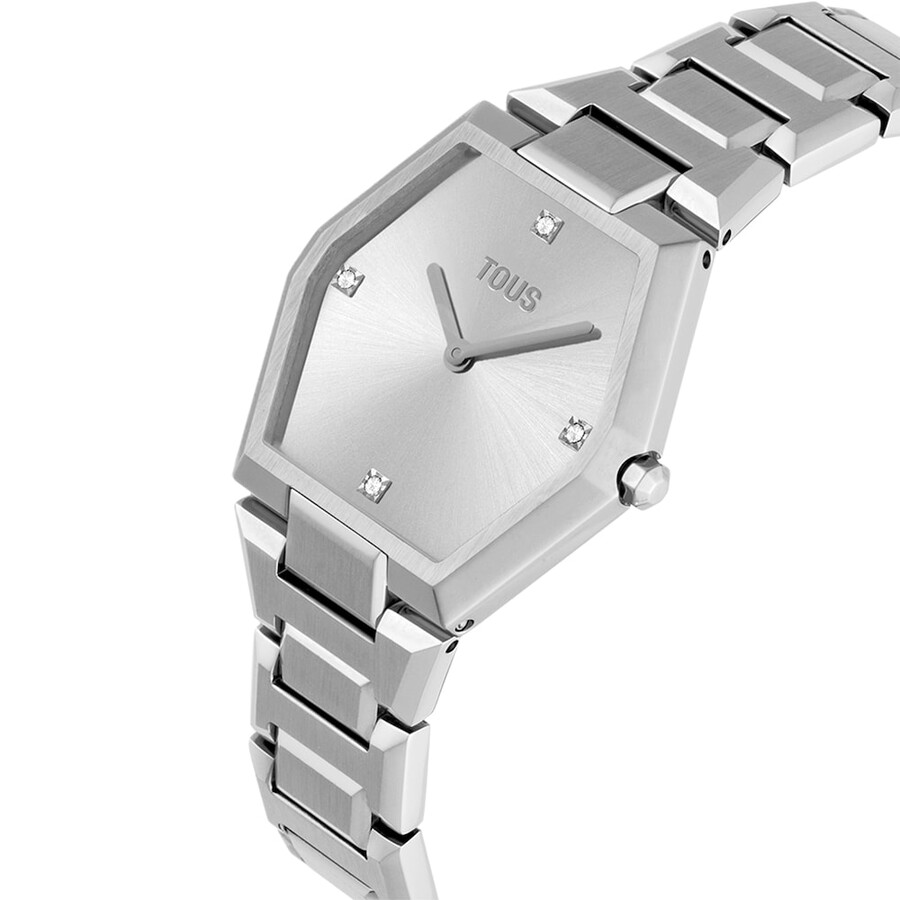orologio analogico con bracciale in alluminio karat