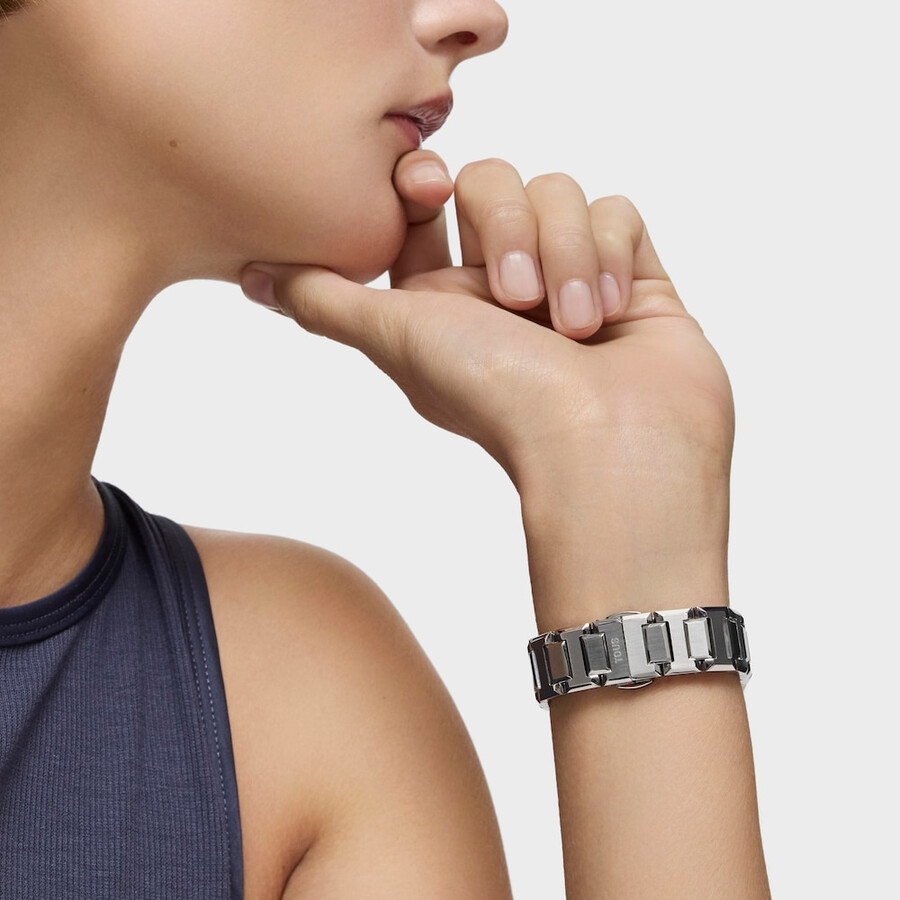 orologio analogico con bracciale in alluminio karat