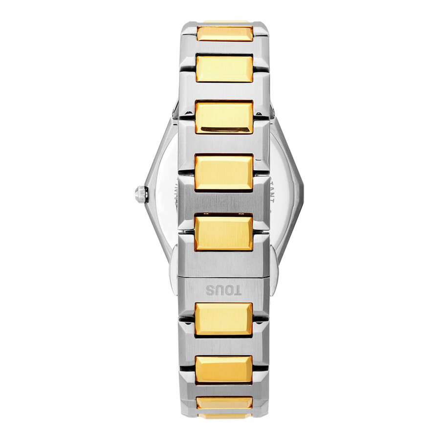 orologio digitale con bracciale in acciaio inossidabile e acciaio ipg color oro karat