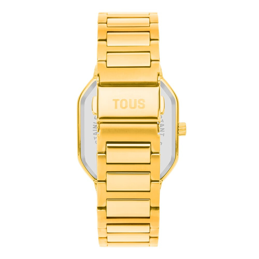 orologio analogico con bracciale in acciaio ipg color oro lit