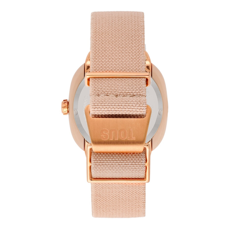 orologio analogico in acciaio iprg color carne con cinturino elastico rosa osier
