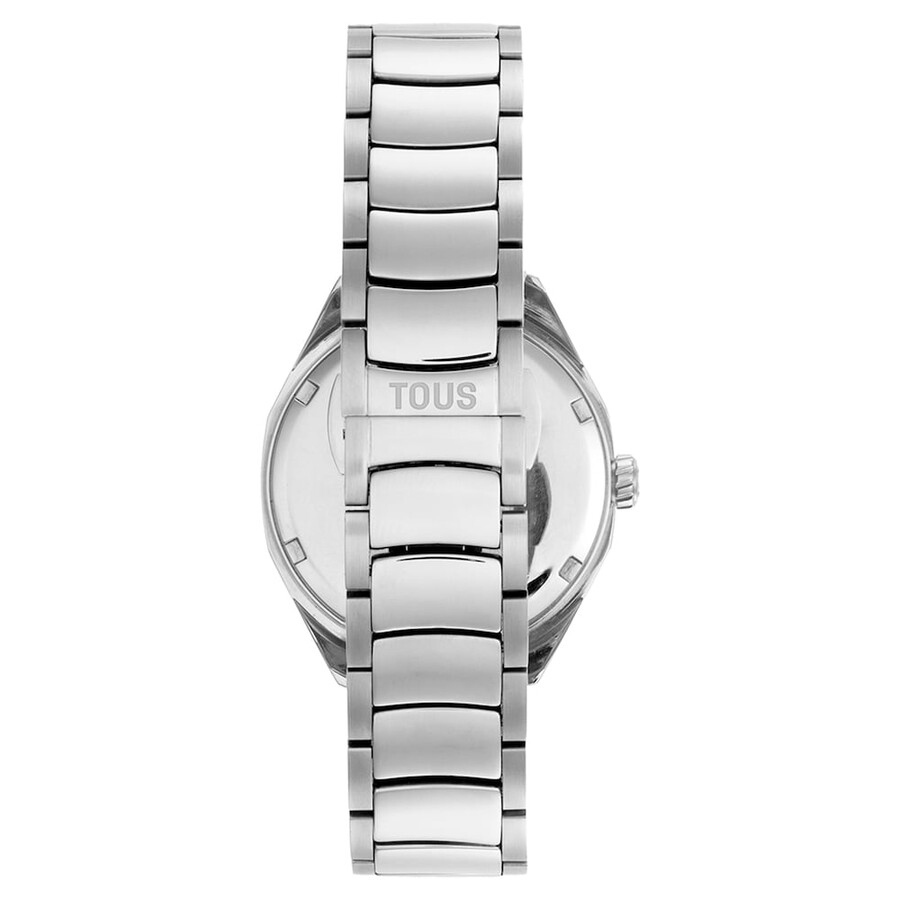 orologio analogico con movimento svizzero quadrante in madreperla e bracciale in acciaio tous now lady