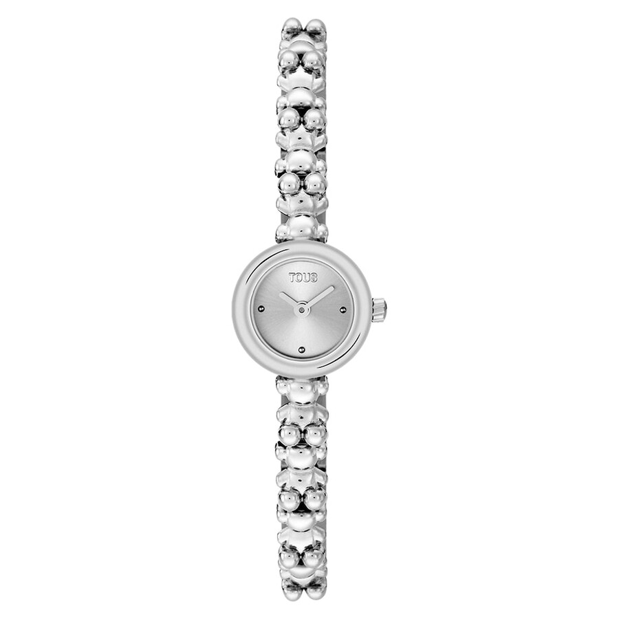 orologio analogico con bracciale in acciaio bold bear round