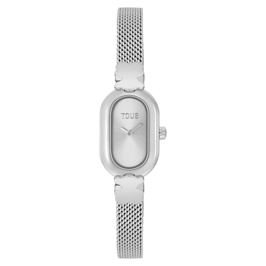 orologio analogico gioiello con bracciale in acciaio oval icon