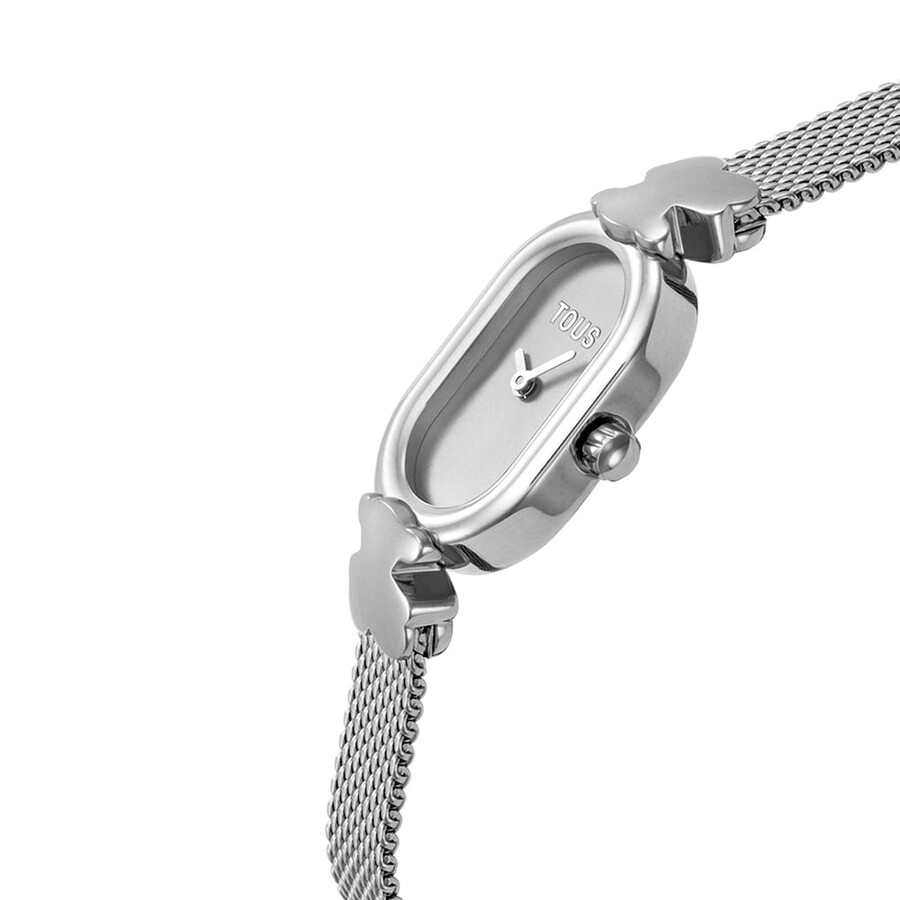 orologio analogico gioiello con bracciale in acciaio oval icon