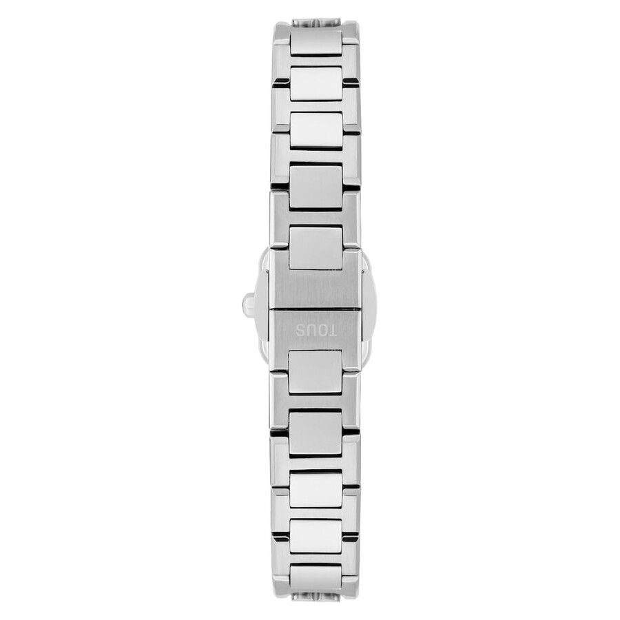 orologio analogico con bracciale in acciaio icon time