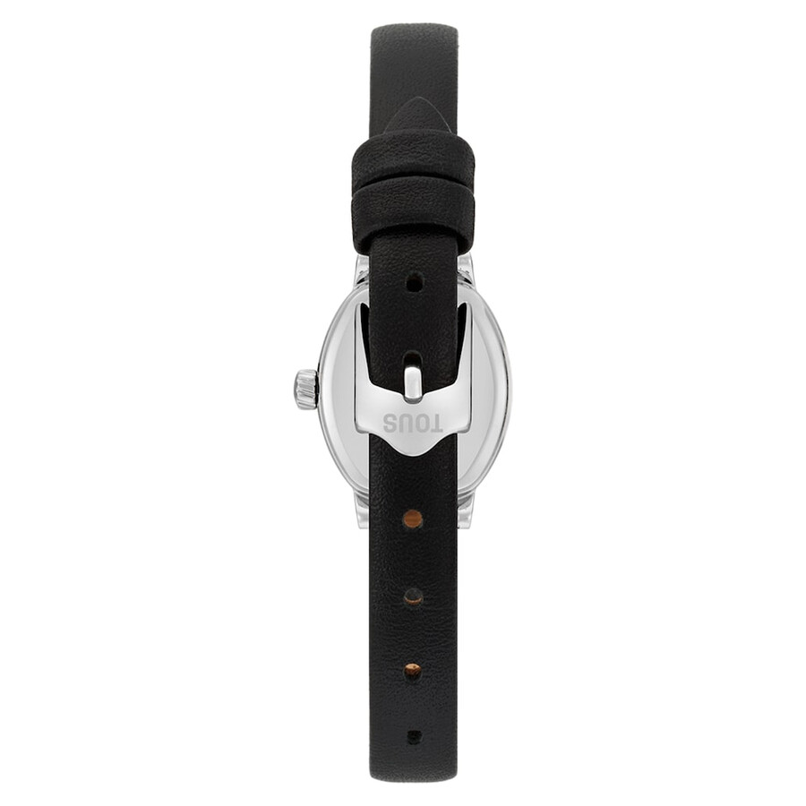orologio con movimento svizzero analogico con 030 ct di diamanti e cinturino in pelle les classiques mini