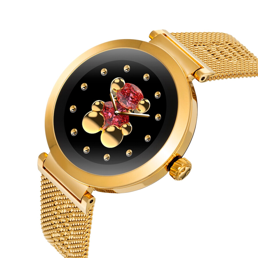 smartwatch con bracciale in acciaio color oro tous s-connect